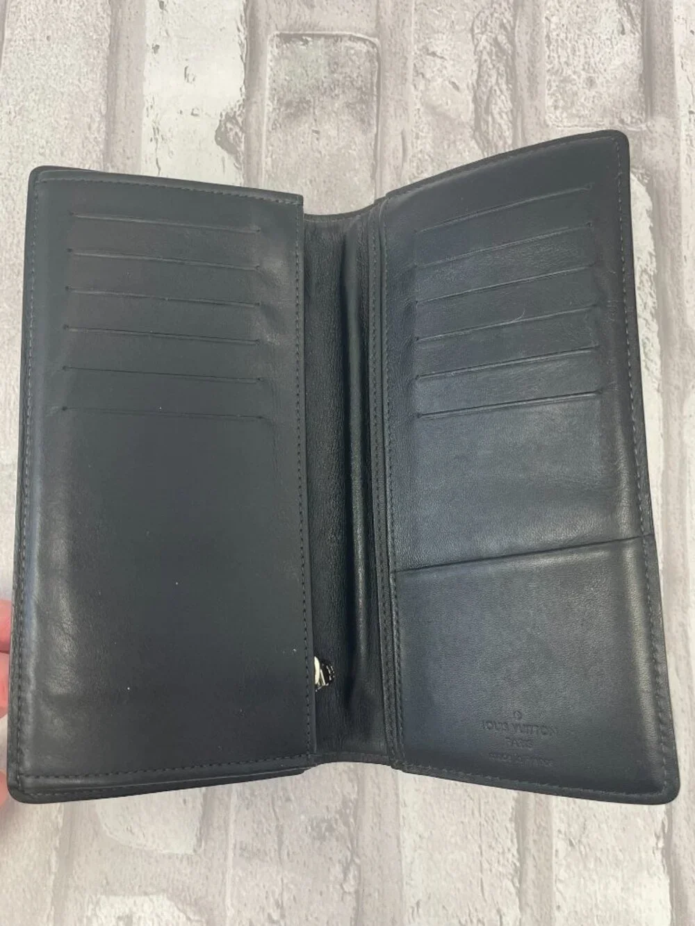 Louis Vuitton Damier Cobalt Portefeuille Bifold Long Wallet - Preowned